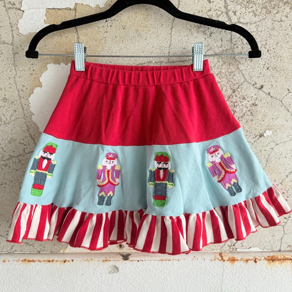 Lemon Loves Lime Nutcracker Skirt Ruffle Christmas Party Festive Holiday Girls 6